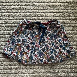 Floral Short Flare Skirt